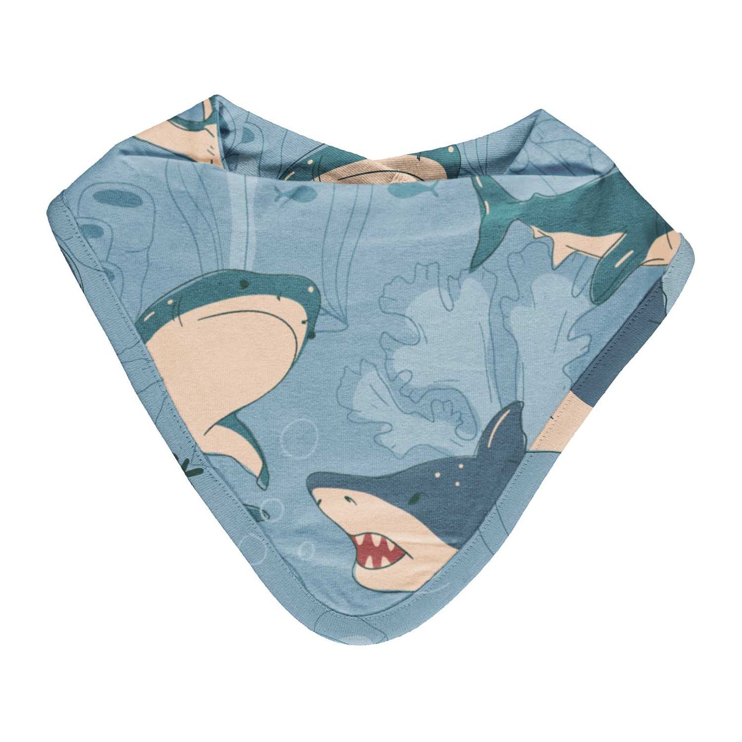 Shark Remark | Dribble Bib | GOTS Organic Cotton