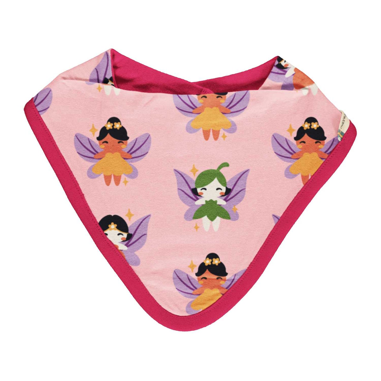 Maxomorra Fairy Dribble Bib | GOTS Organic Cotton | Front | BeoVERDE Ireland