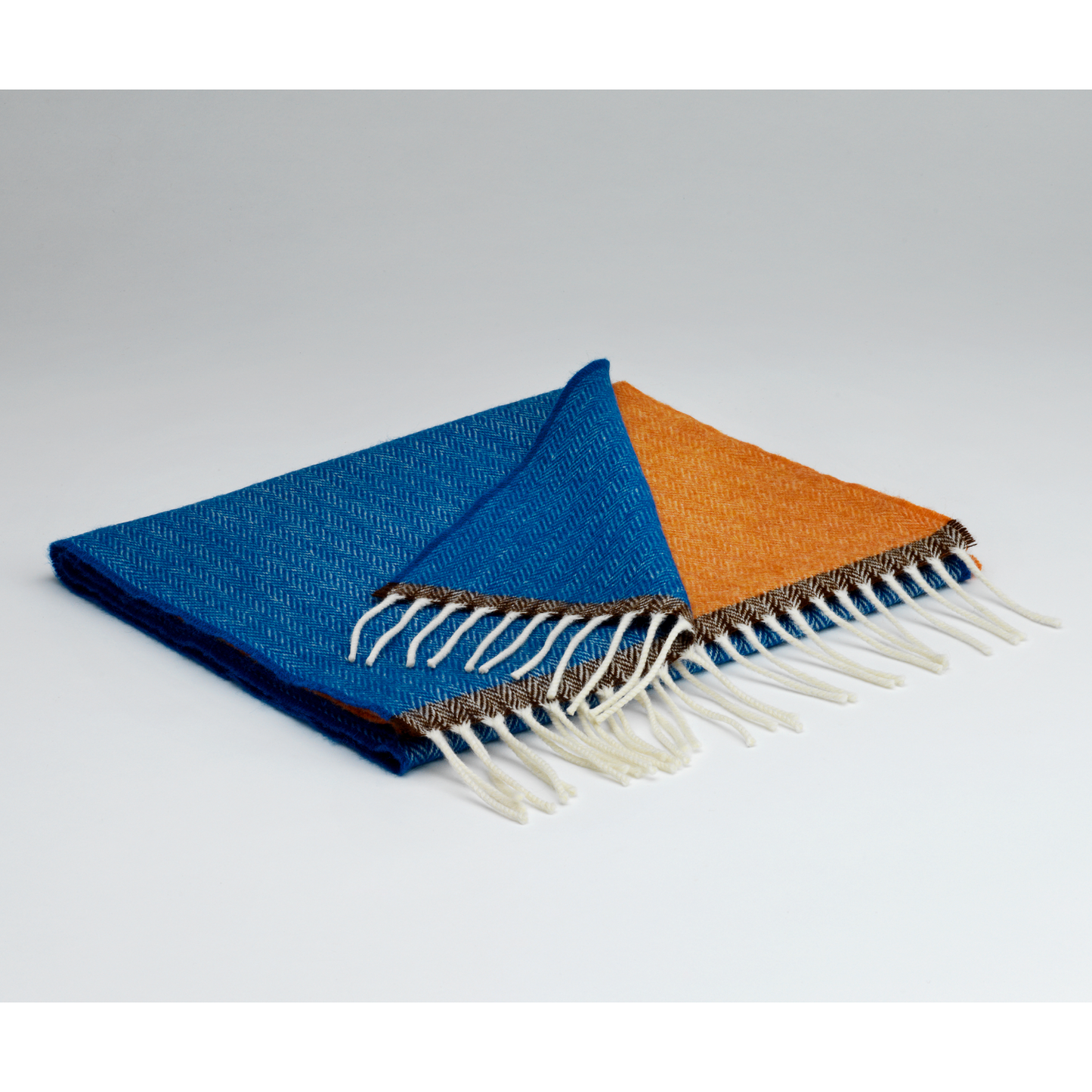 McNutt Merino Lambswool Irish Scarf | Marine Stripe | BeoVERDE Ireland