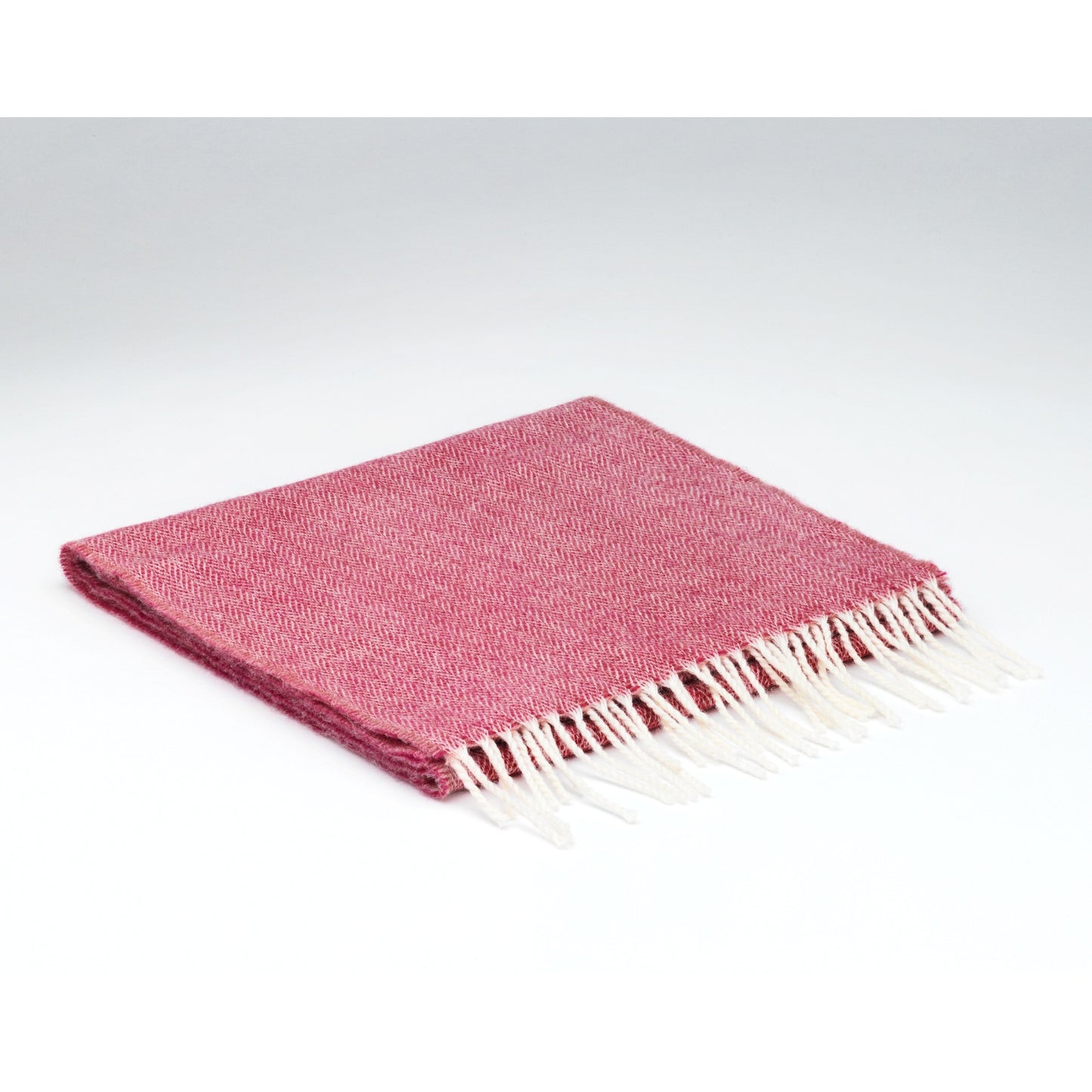 McNutt Merino Lambswool Irish Scarf | Spotted Strawberry | BeoVERDE Ireland