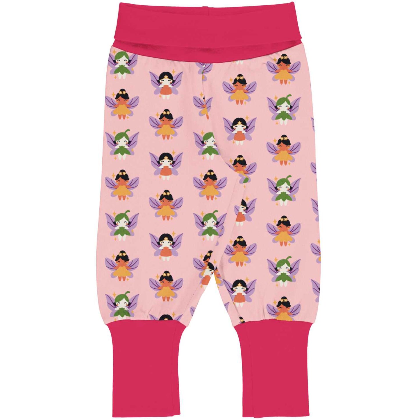 Maxomorra Fairy Baby Rib Pants | GOTS Organic Cotton | Front | BeoVERDE Ireland