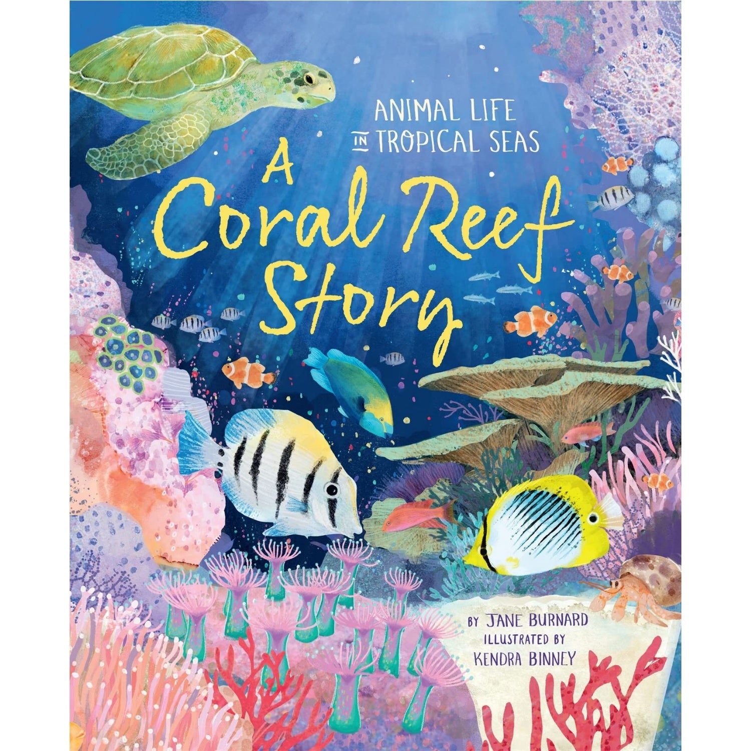 Buy A Coral Reef Story: Animal Life in Tropical Seas kids book at