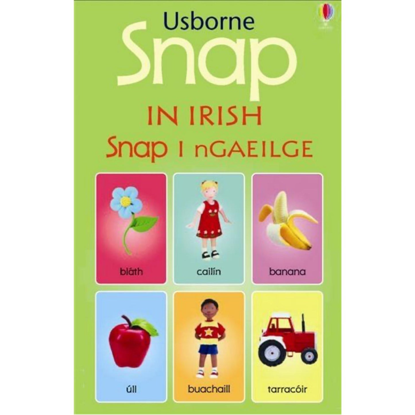 Snap in Irish | Early Learning Cards | Language Study for Children