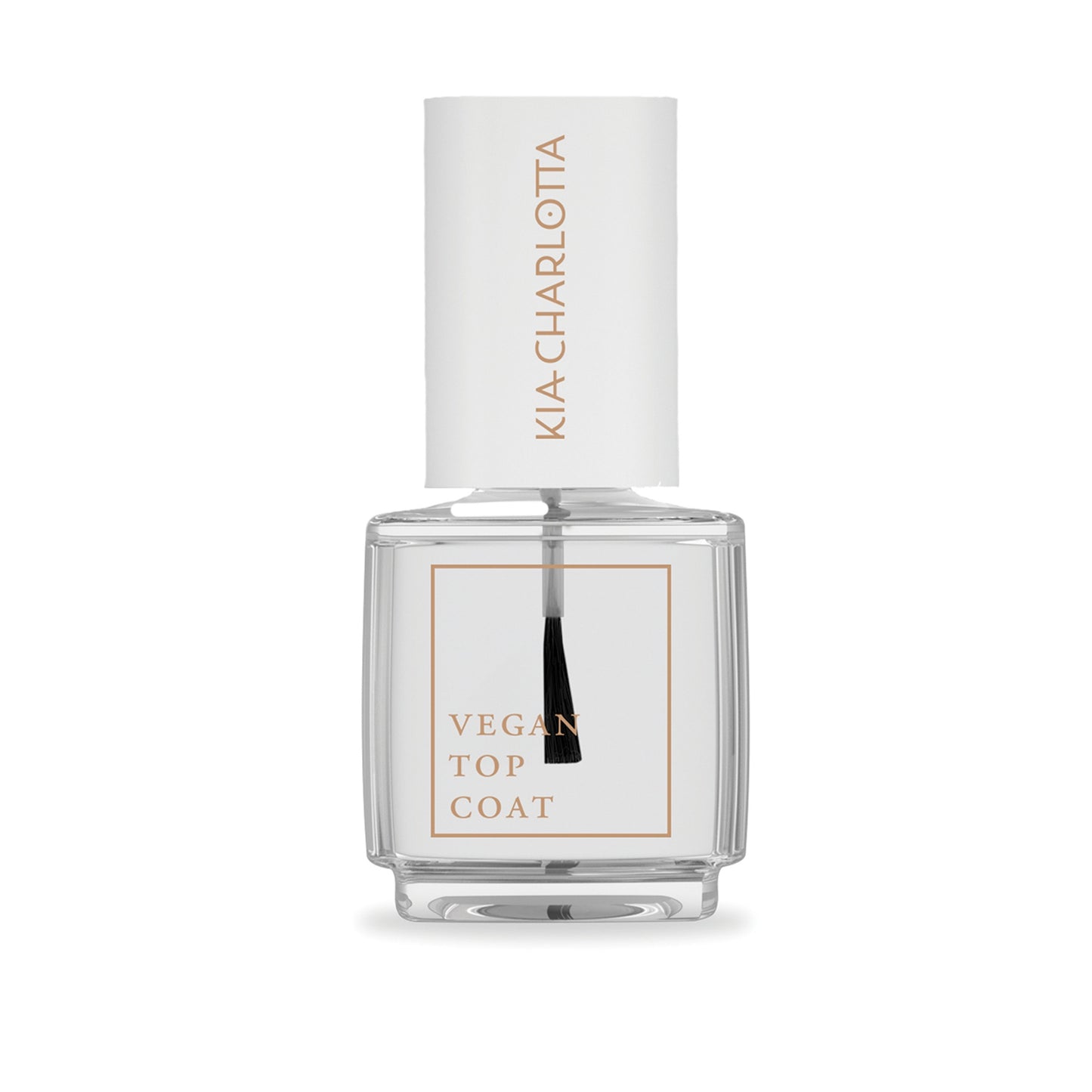 KIA CHARLOTTA Top Coat | Transparent | Vegan Cruelty-Free 14-Free | Bottle | BeoVERDE.ie