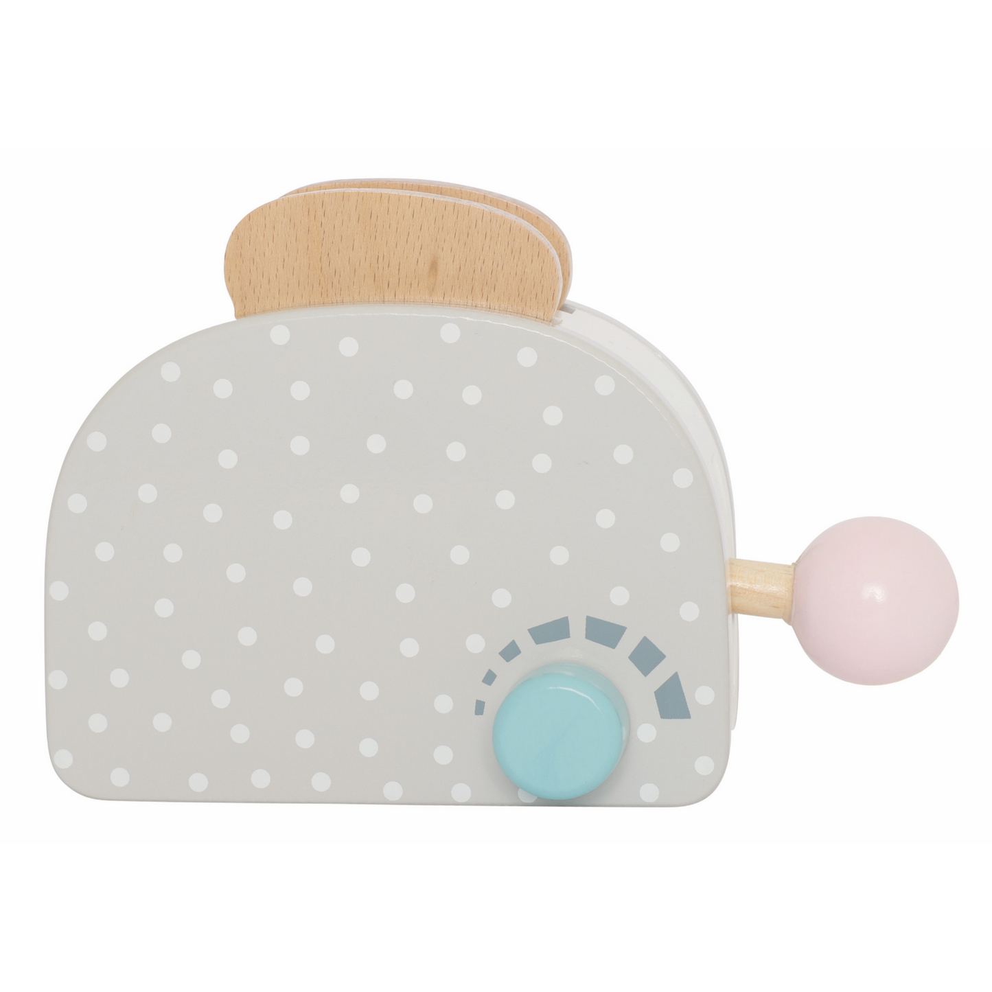 JaBaDaBaDo Toaster | Wooden Pretend Play Kitchen Toy | Front View | BeoVERDE.ie