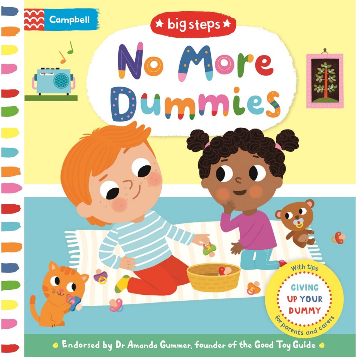 Buy No More Dummies toddler board book at BeoVERDE Ireland