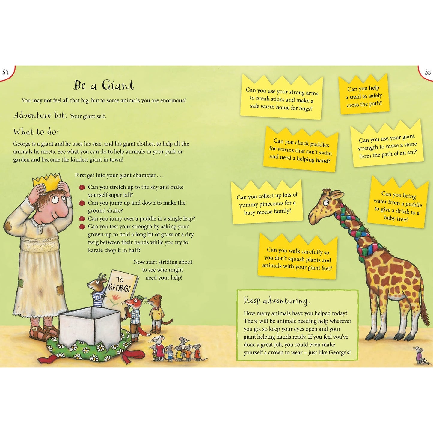 The Snail and the Whale and Friends Outdoor Activity Book | Hardcover | Children’s Book