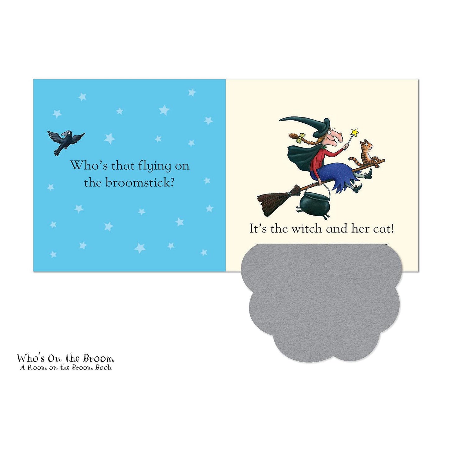 Who's on the Broom? | Children's Felt Flaps Board Book