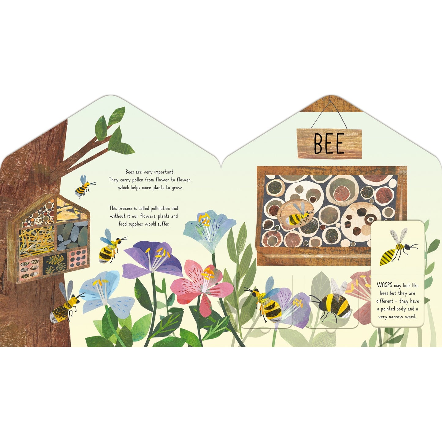 Bug Hotel: A Clover Robin Book of Nature | Children's Lift-the-Flap Board Book
