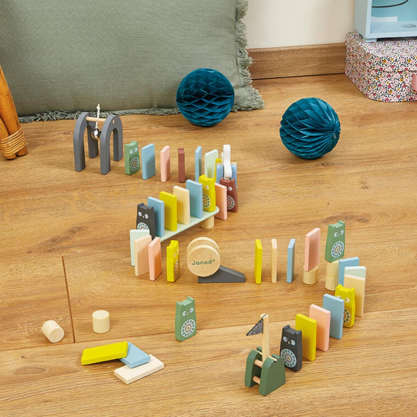 Sweet Cocoon Dominoes | Scandi Style Wooden Toy