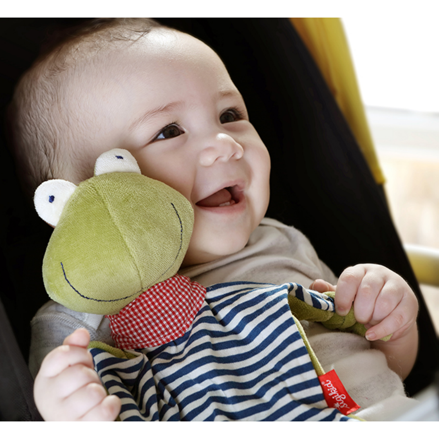 Sigikid Organic Frog Comforter | Baby’s First Toy | Lifestyle | BeoVERDE.ie