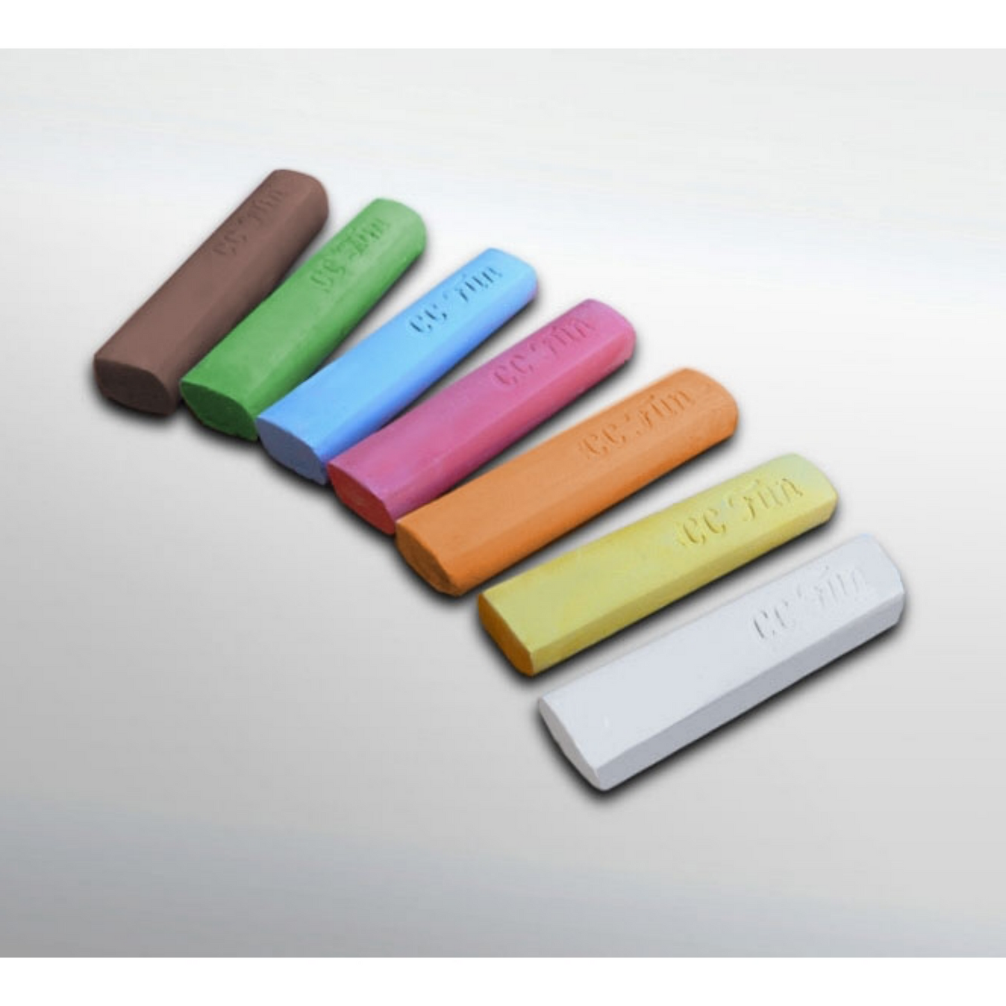 okoNORM Kids’ Natural Drawing Chalks | Vegan & Eco-Friendly | 7 Colours | Unboxed | BeoVERDE.ie