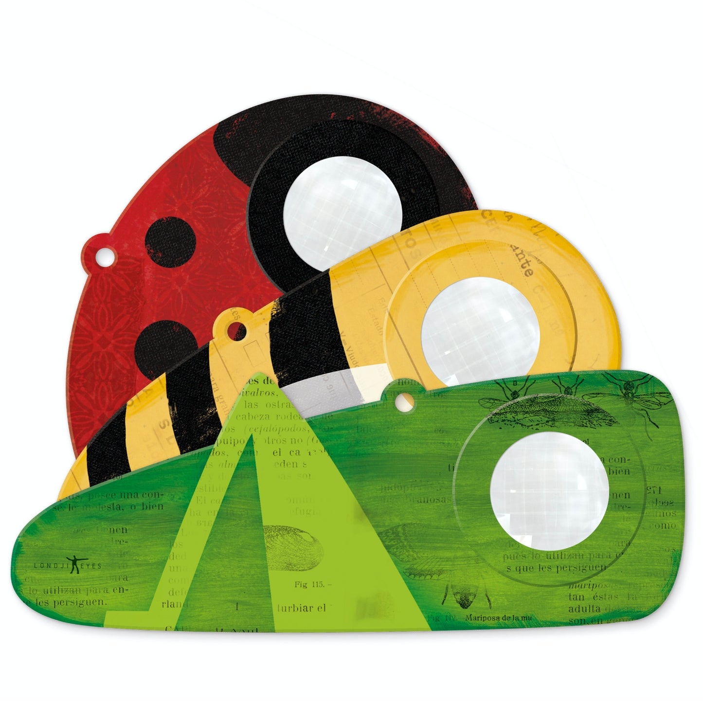 Londji BEE INSECT EYE Kaleidoscope | Designed by Txell Darne | For Kids 3 Years and Older | Selection of Bee Kaleidoscopes | BeoVERDE.ie