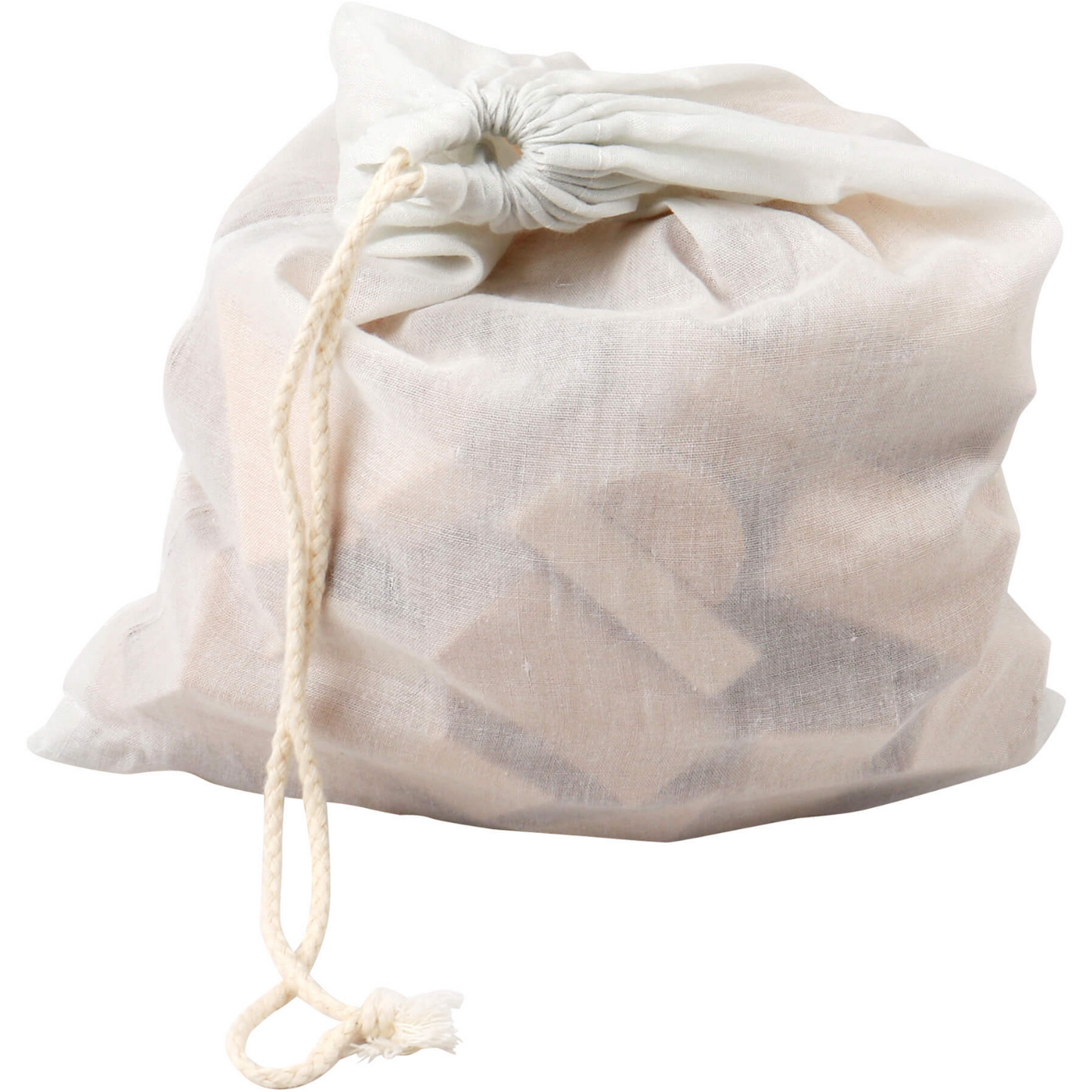 Natural Wooden Building Blocks In A Bag | 50 Blocks In A Bag | BeoVERDE.ie