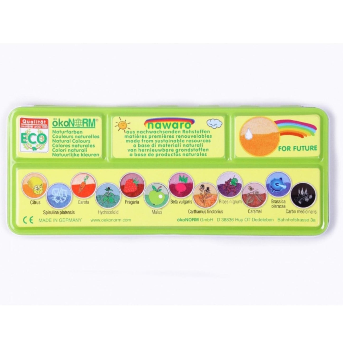 Natural Watercolour Paints | Vegan | 12 Colours | All Plant-based Ingredients