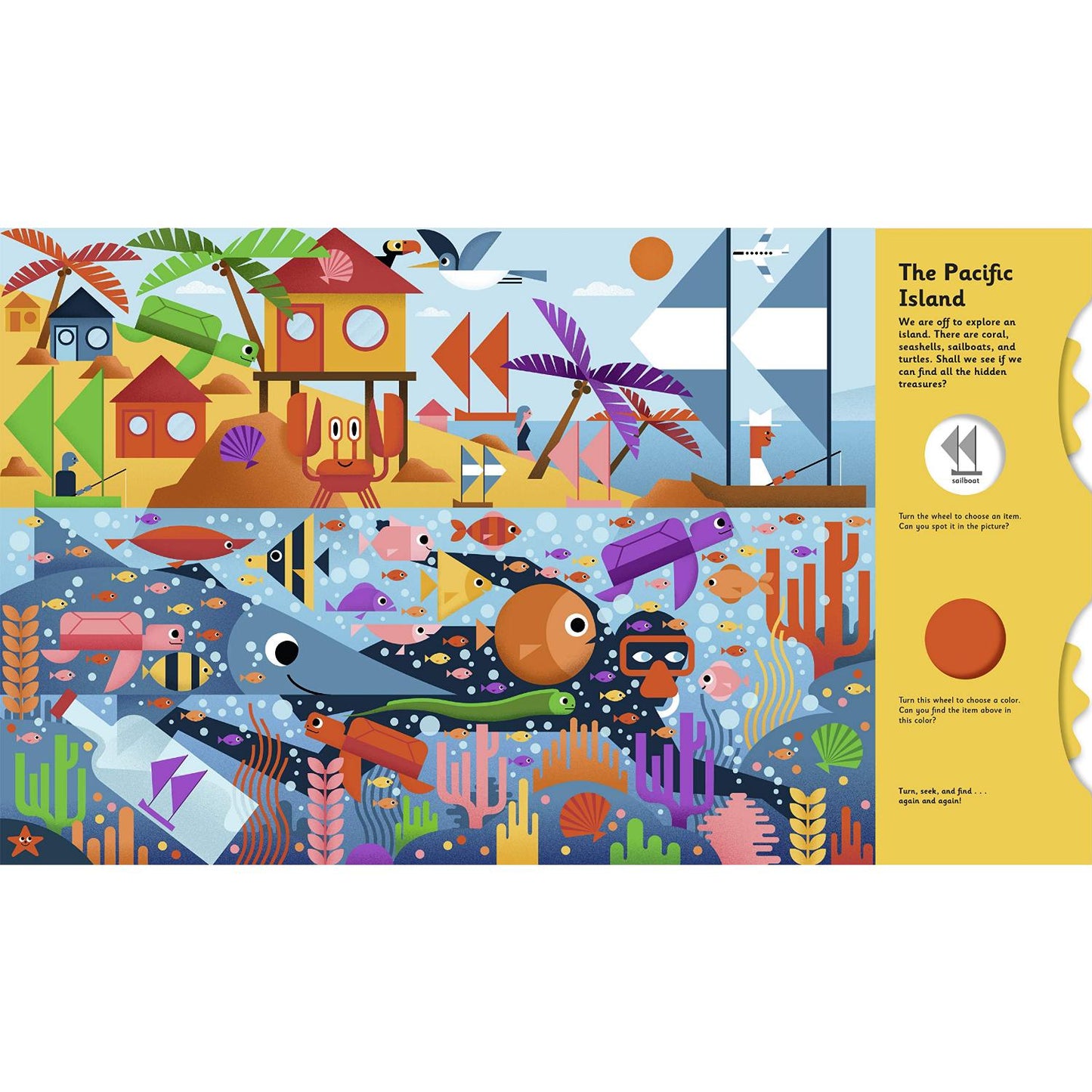 Habitats: Turn Seek Find | Children’s Board Book on Animals