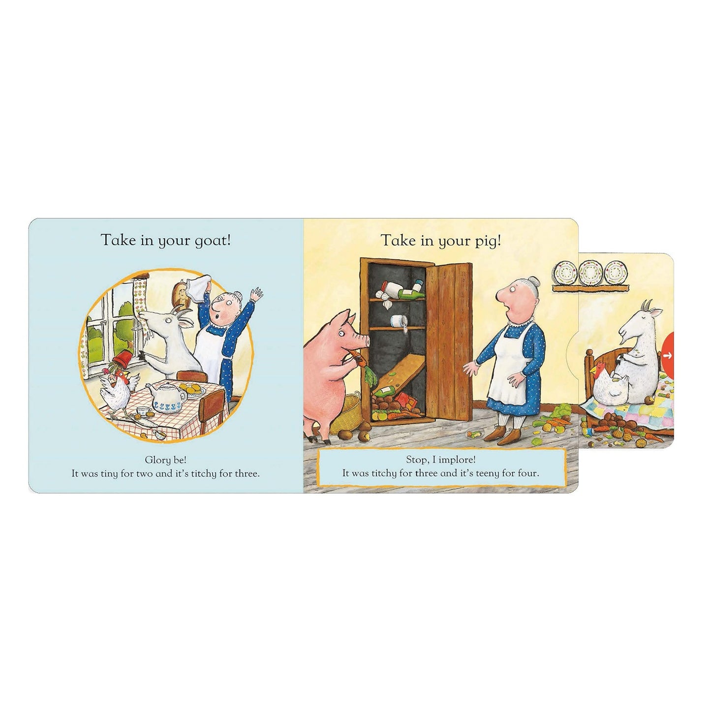A Squash and a Squeeze - A Push, Pull, Slide Board Book | Children's Interactive Book
