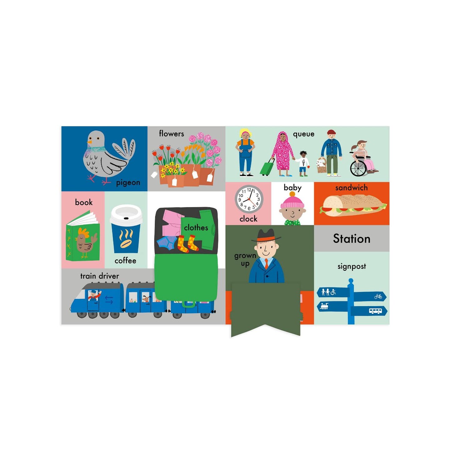 City - 100 First Words | Children's Early Learning Board Book