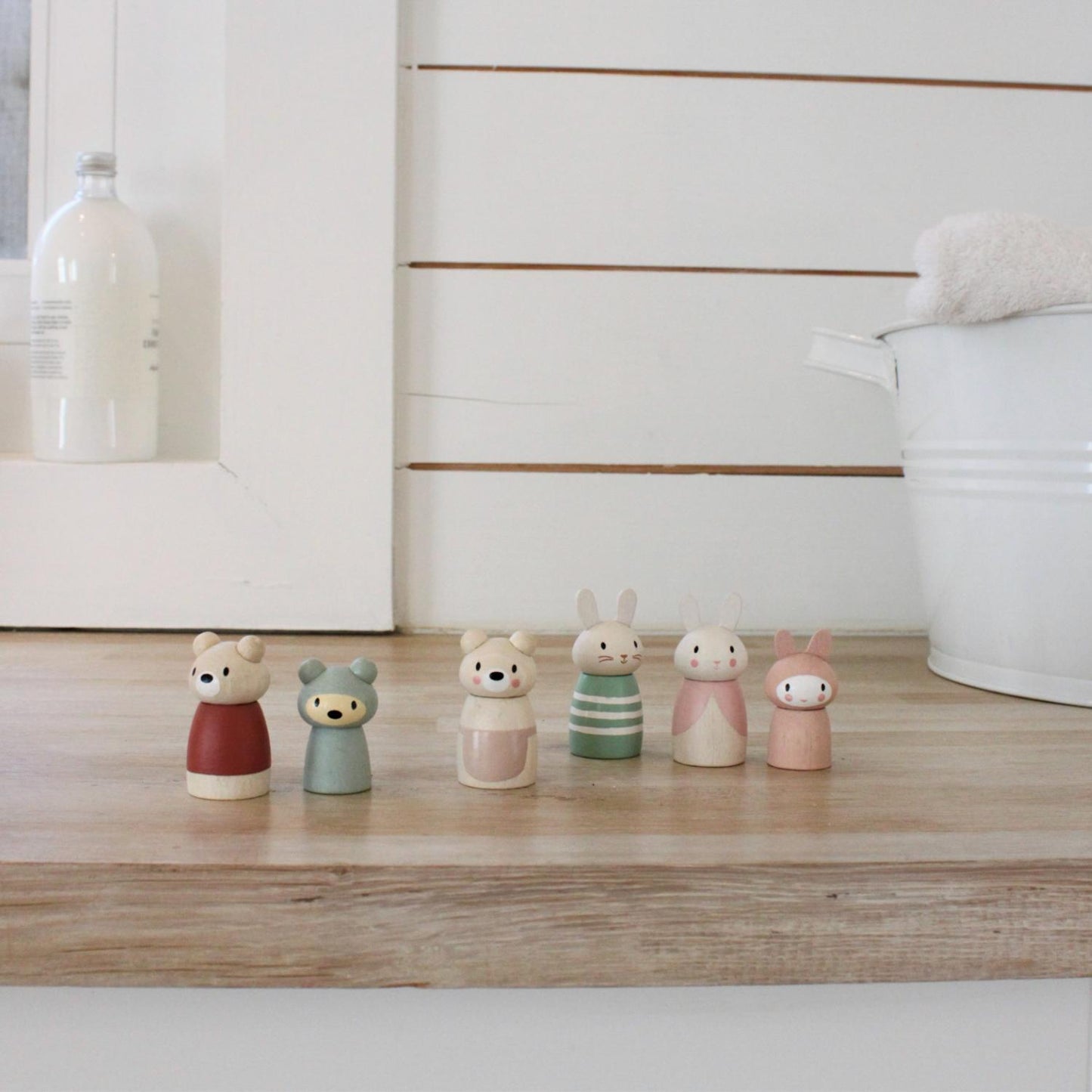 Bear Tales | Wooden Animals | Wooden Toy Playset for Kids