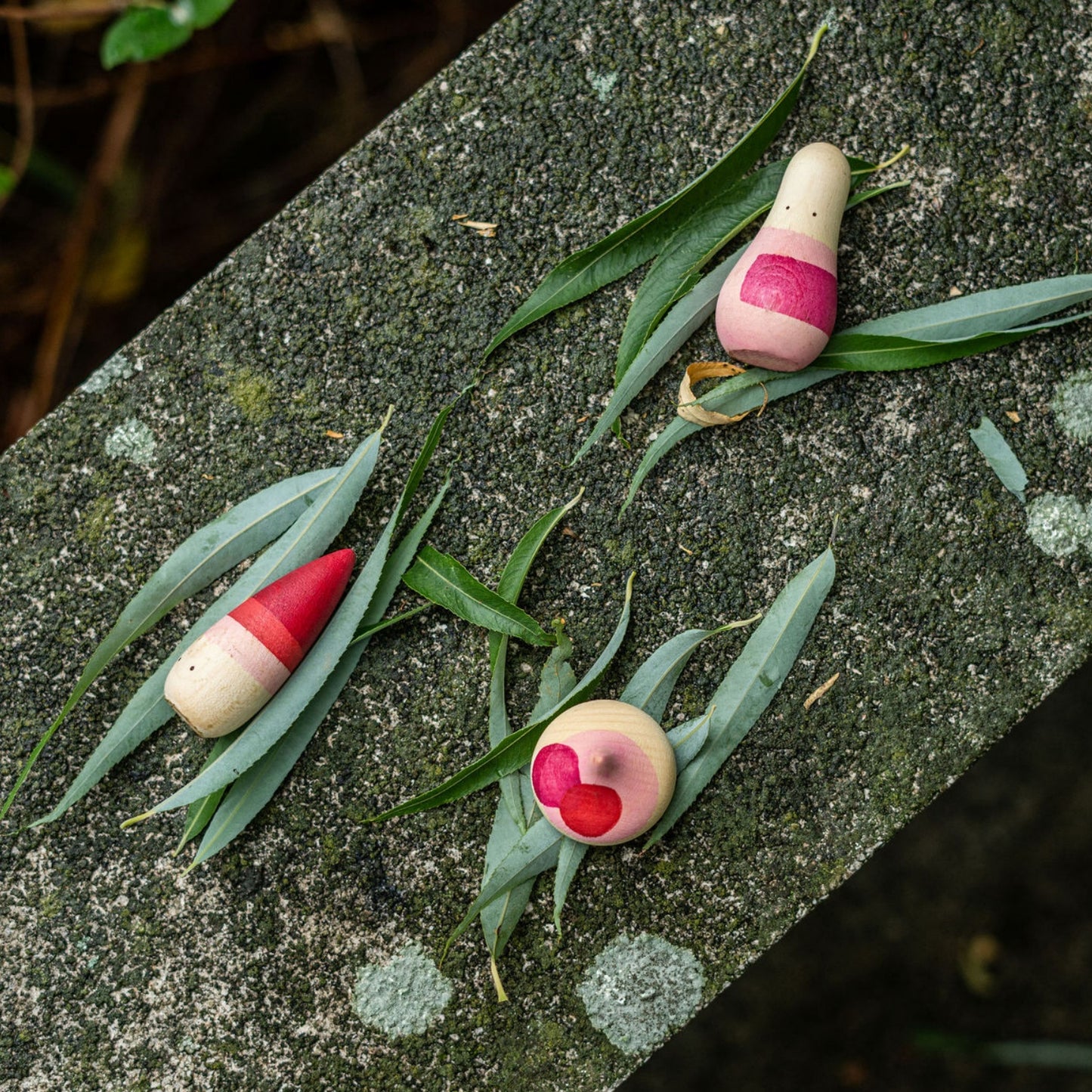 Yay! | 3 Wooden Figures for Kids | Open-Ended Play Set