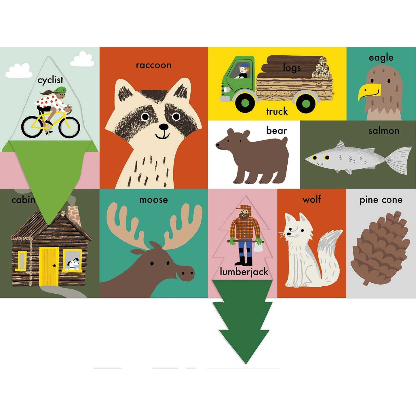 Nature - 100 First Words | Children's Early Learning Board Book