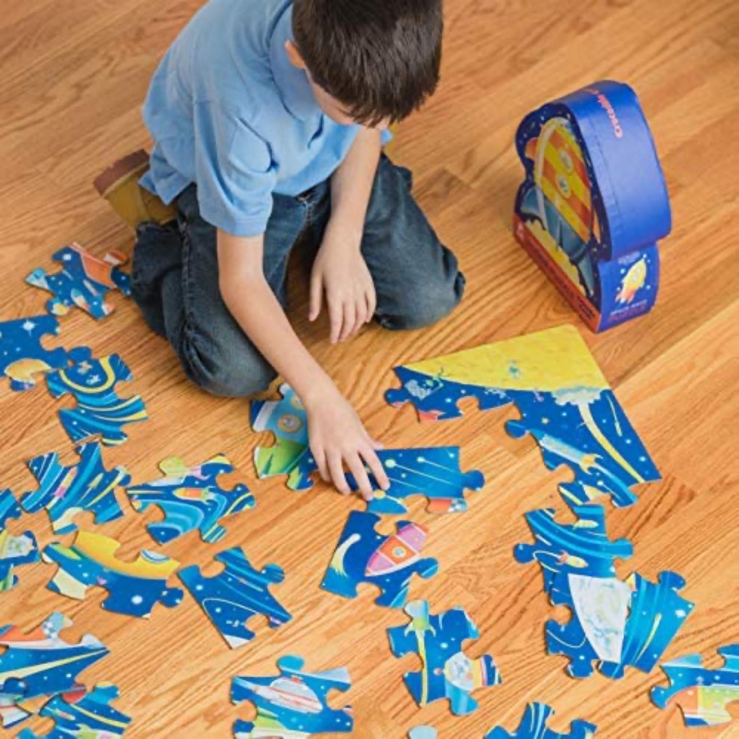 Space Race Puzzle | Floor Jigsaw Puzzle For Kids
