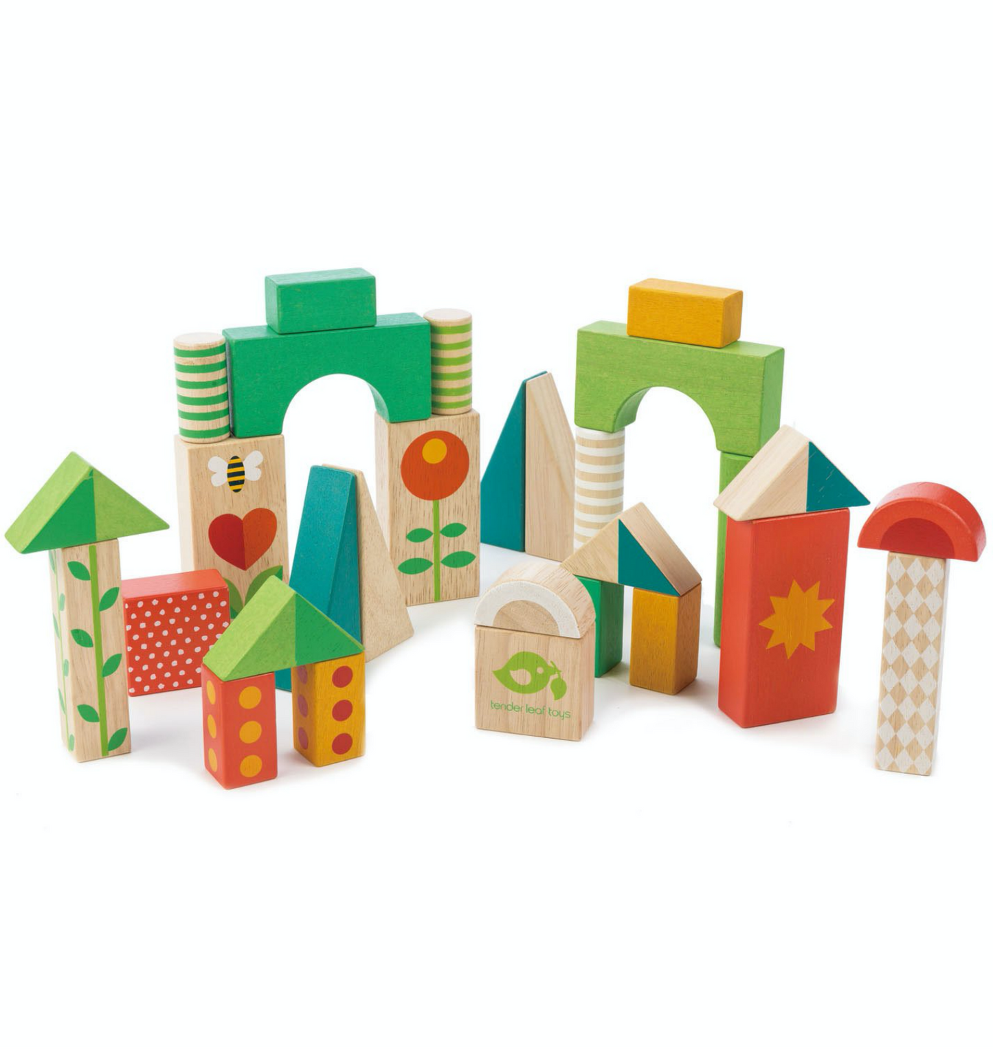 Tender Leaf Baby Block Walker | Blocks Assembled | BeoVERDE.ie