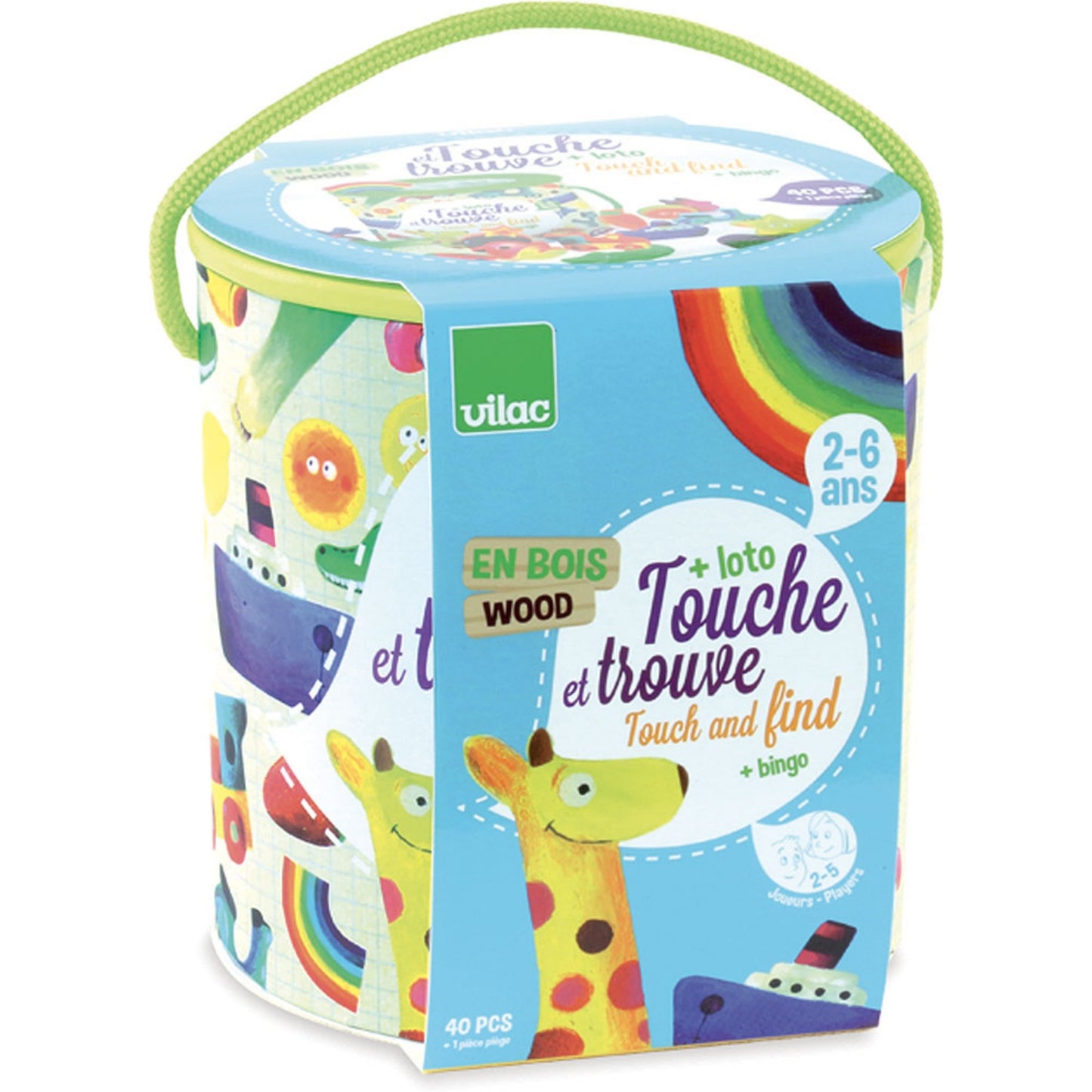 Wooden Game ‘Feel And Find’ | Wooden Toddler Activity Toy