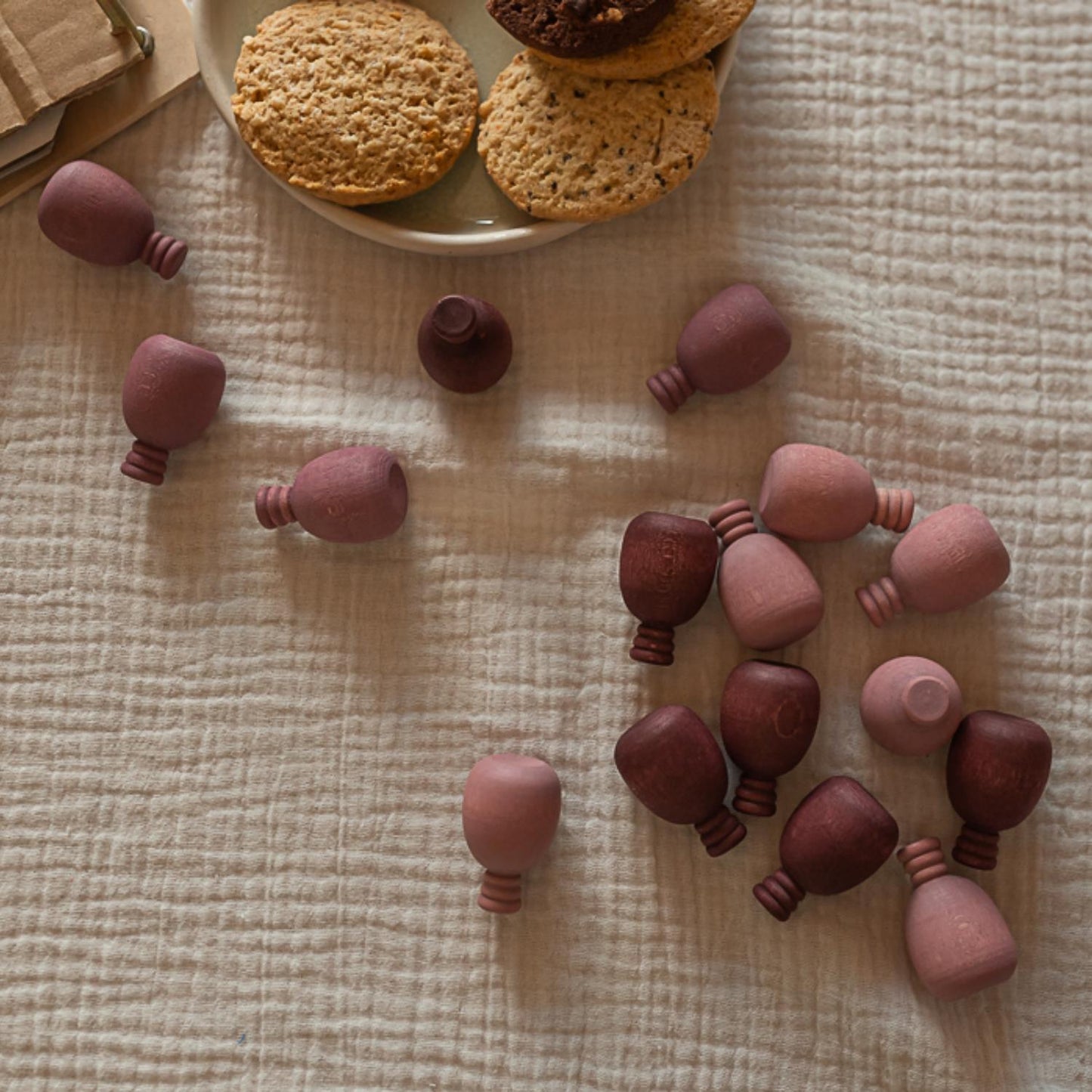 Mandala Pineapples | 36 Pieces | Wooden Toys for Kids | Open-Ended Play