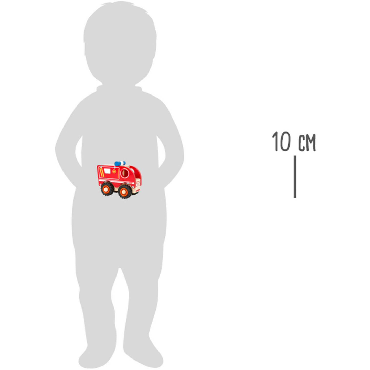 Small Foot Wooden Ambulance | Size and Dimensions | BeoVERDE.ie