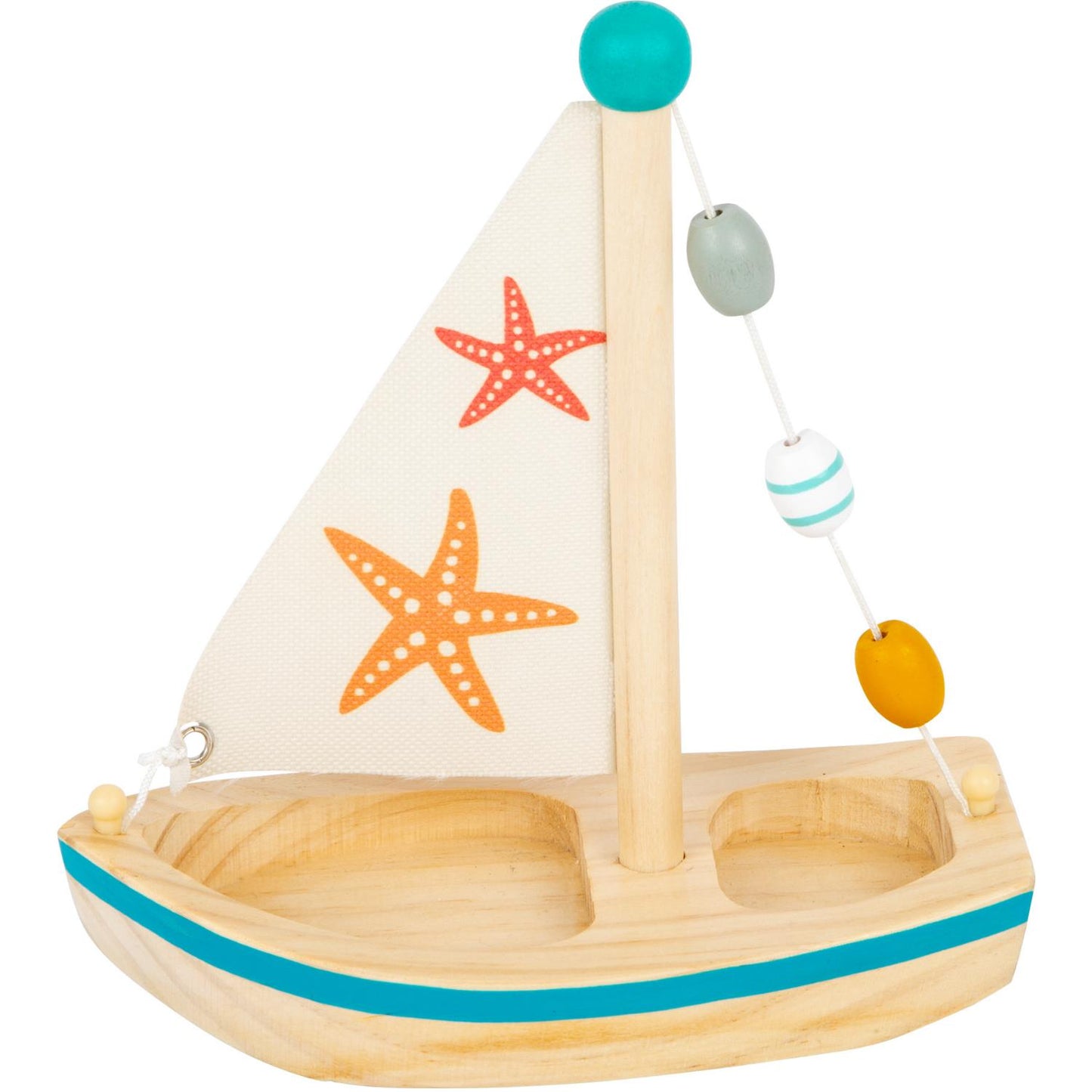 Wooden Toy Sailboat | Kids Bath Toy | Outdoor & Gardening