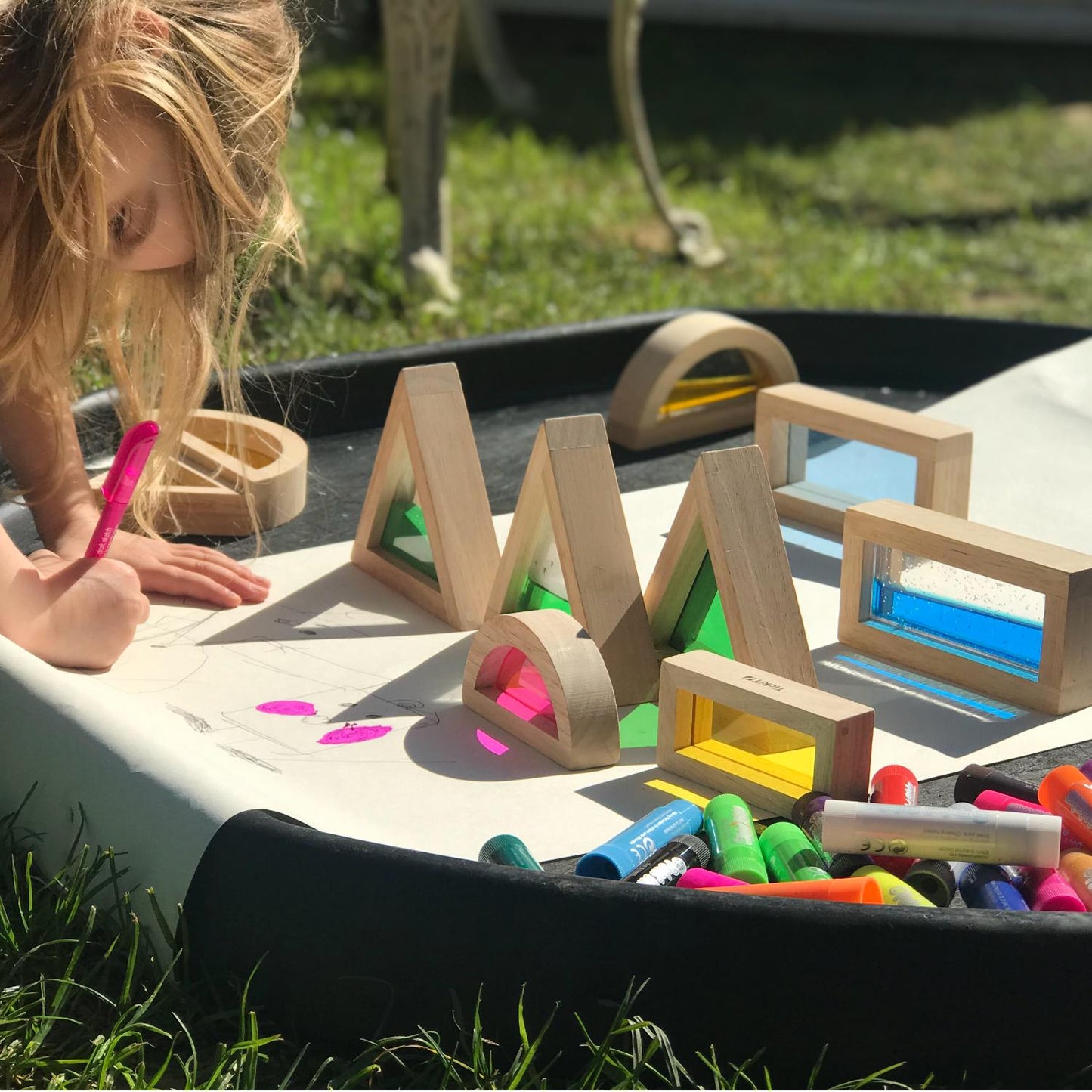 Wooden Blocks with Different Sensory Centres | Kids Activity Toy