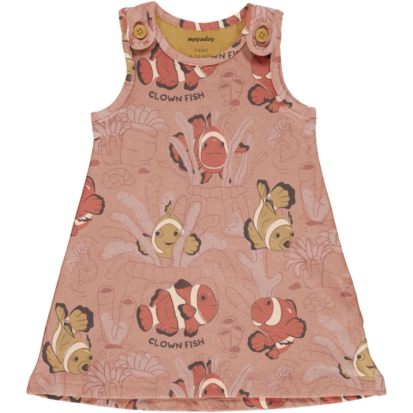 Clown Fish Glory | Baby & Toddler Playdress | GOTS Organic Cotton