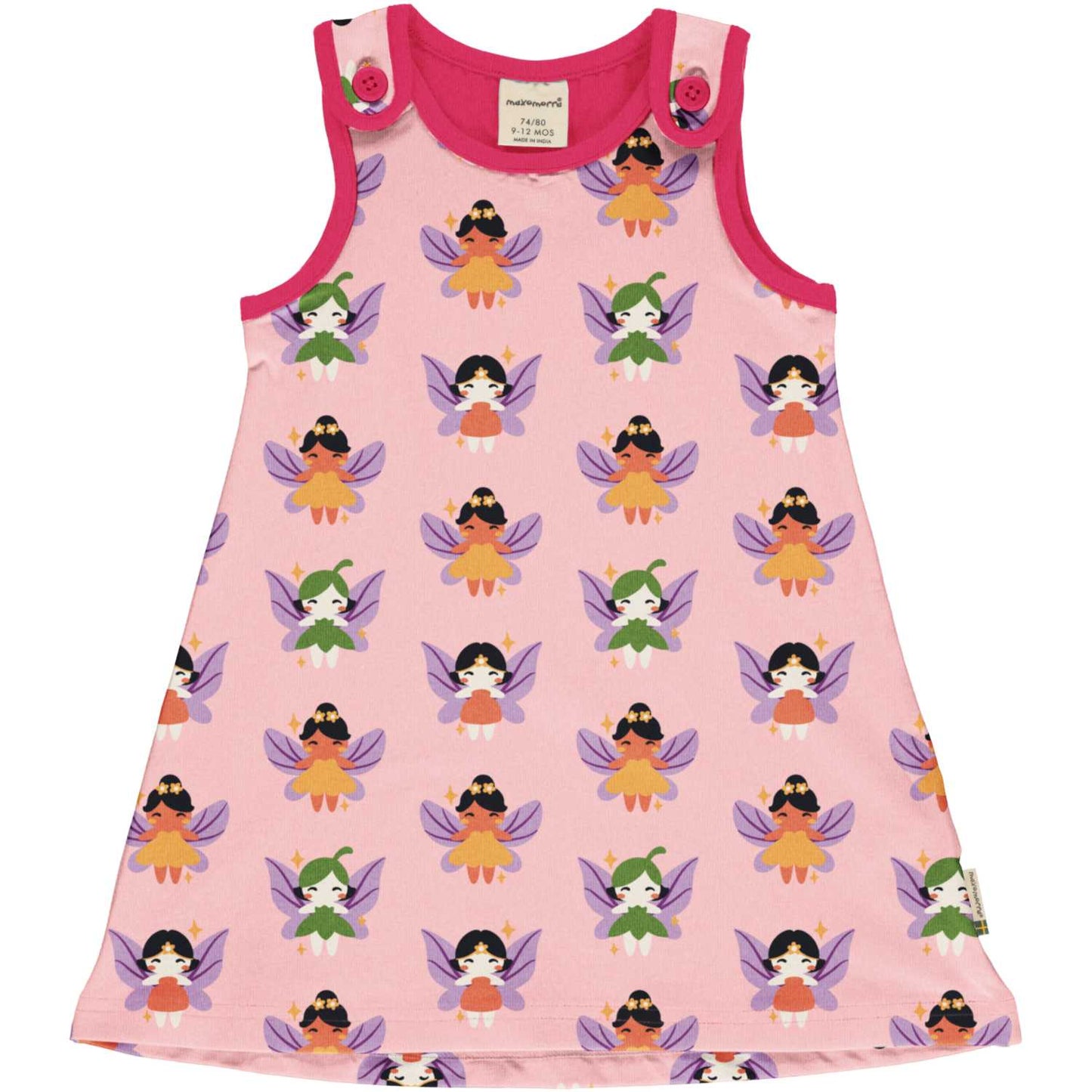 Maxomorra Fairy Playdress | GOTS Organic Cotton | Front | BeoVERDE Ireland