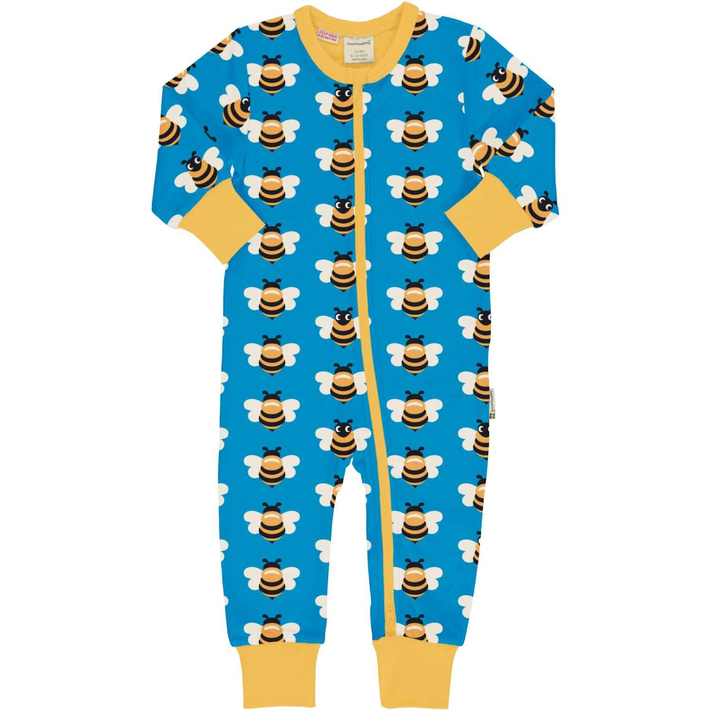 Bee | Long Sleeve Baby & Toddler Rompersuit | GOTS Organic Cotton