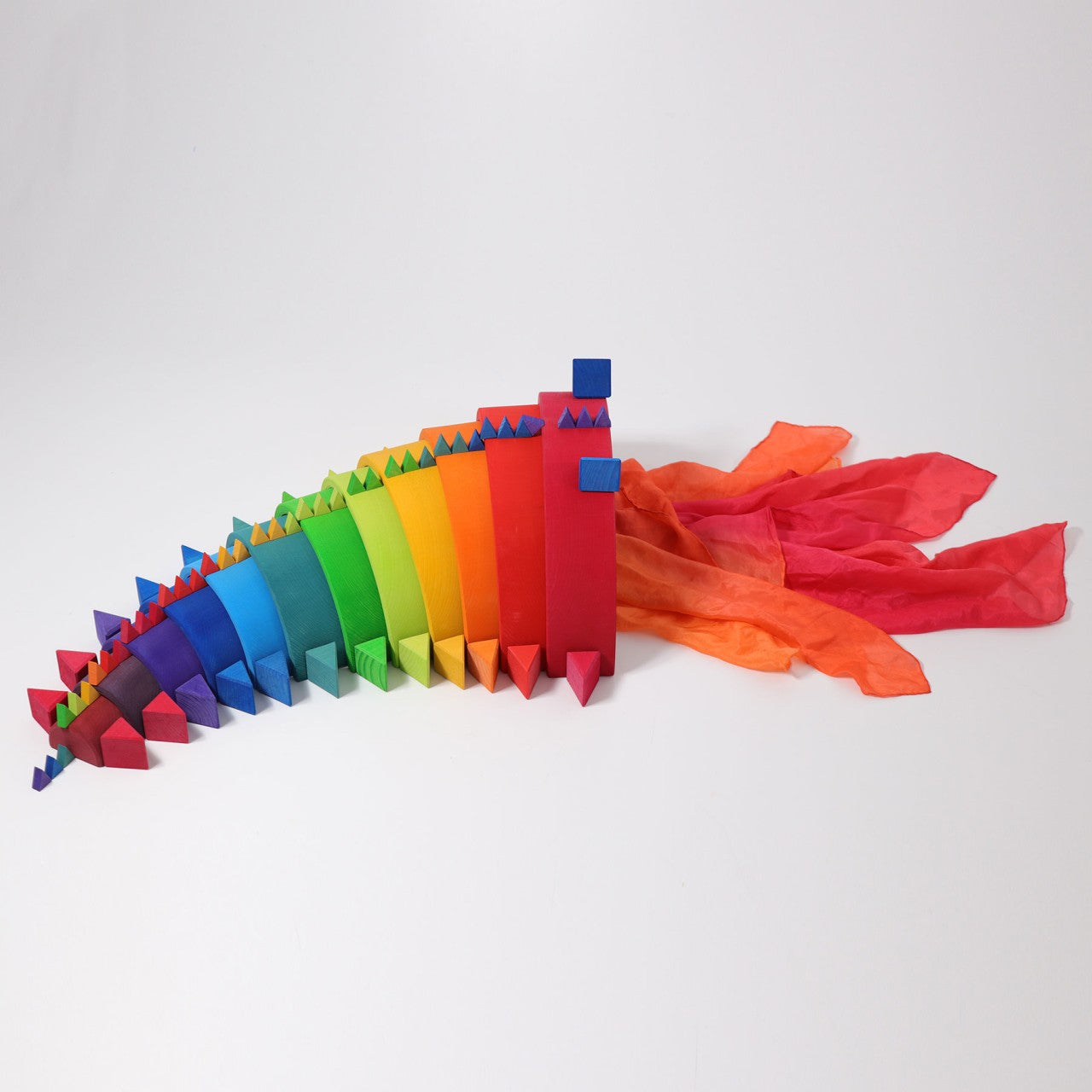 Large Rainbow | 12 Pieces | Wooden Toys for Kids | Open-Ended Play