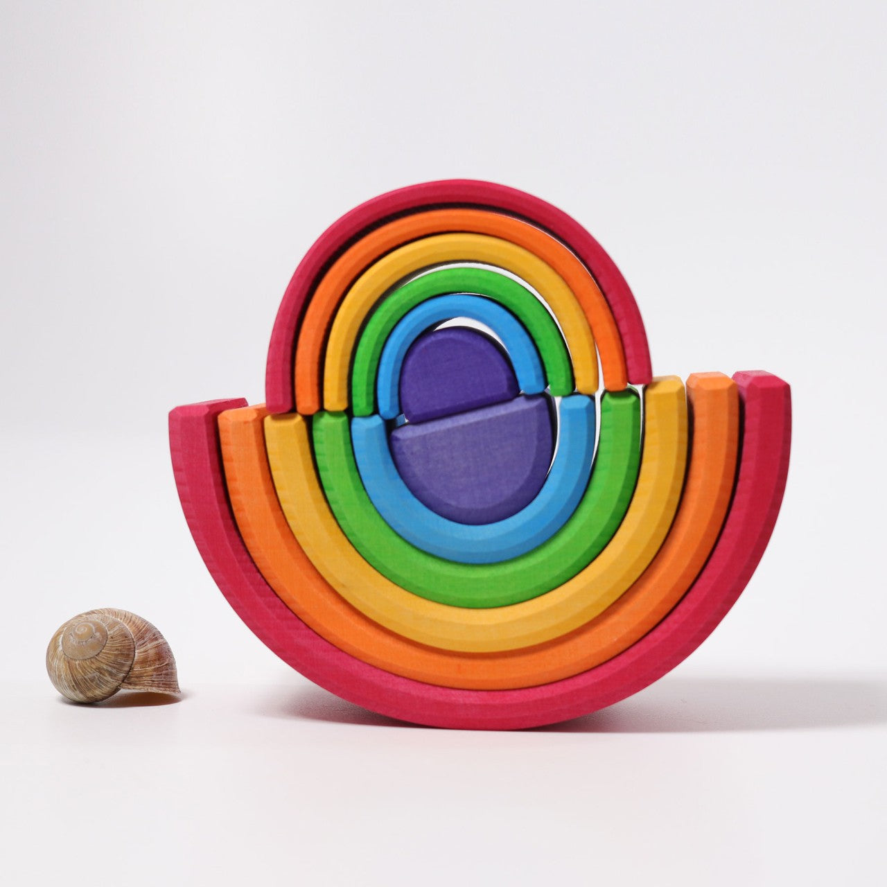 Small Rainbow | 6 Pieces | Wooden Toys for Kids | Open-Ended Play