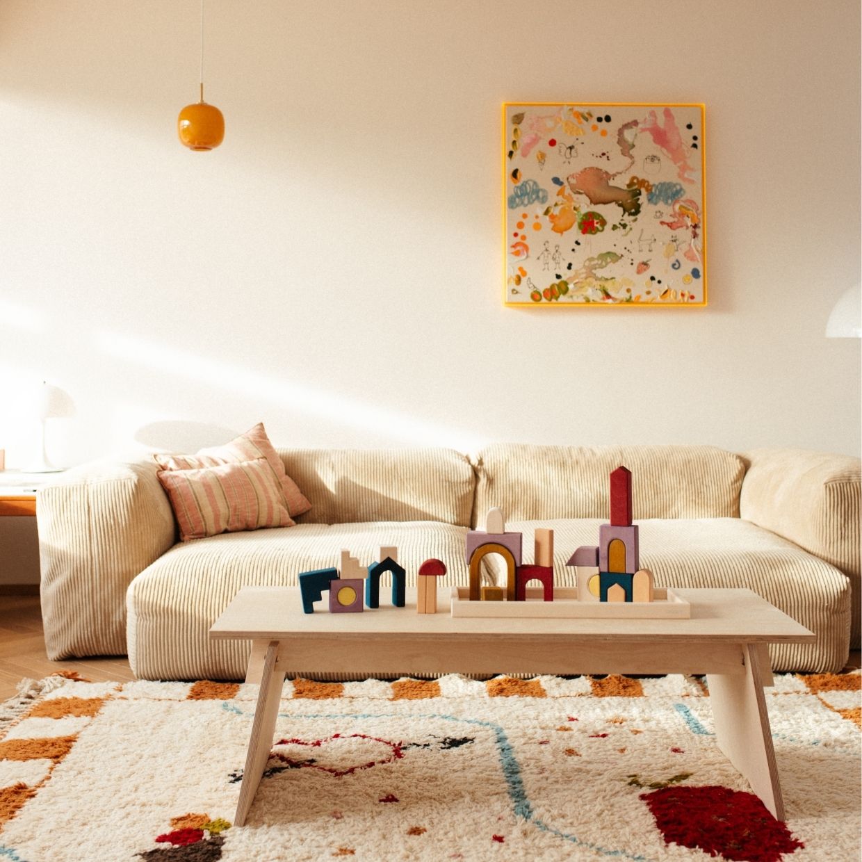 Building Set Panorama | Tiny Art Collection | Wooden Building Toy Set