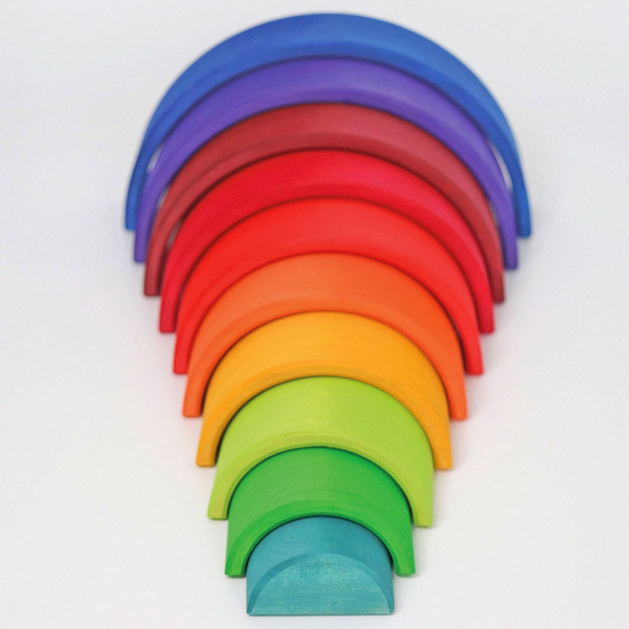 Counting Rainbow Tunnel | 10-Piece Wooden Stacking Toy | Educational Toys