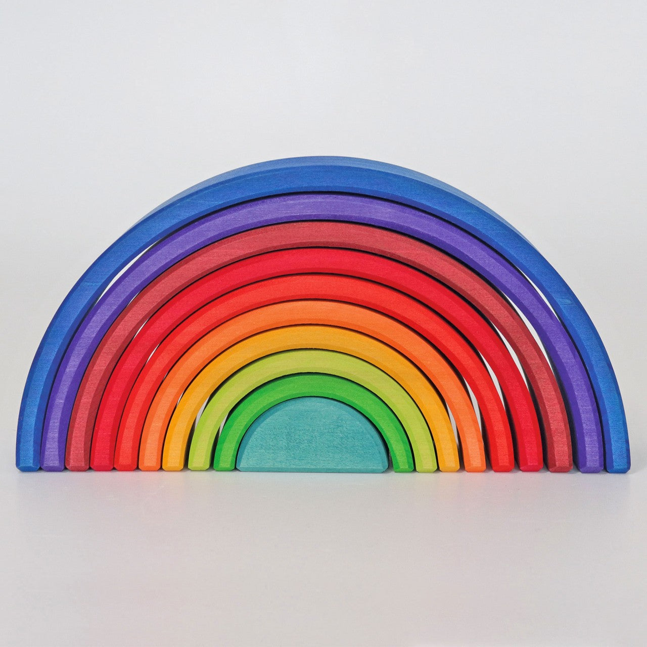 Counting Rainbow Tunnel | 10-Piece Wooden Stacking Toy | Educational Toys