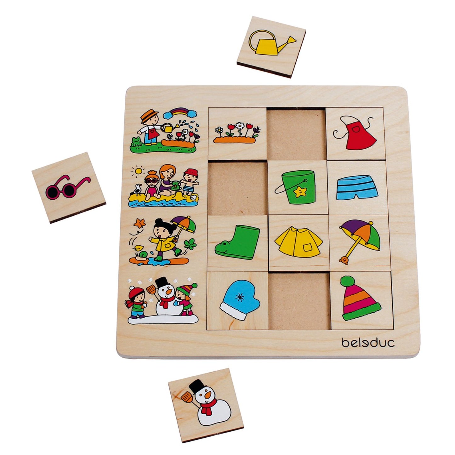 Seasons - Wooden Sorting Set | Wooden Educational Toy