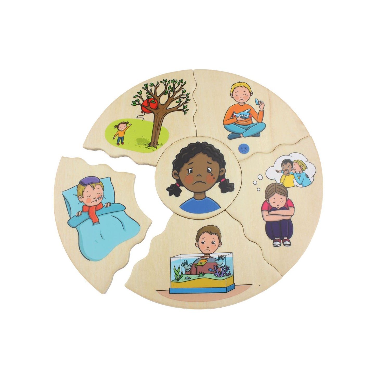 Emotions - Wooden Puzzle Set | Wooden Educational Toy