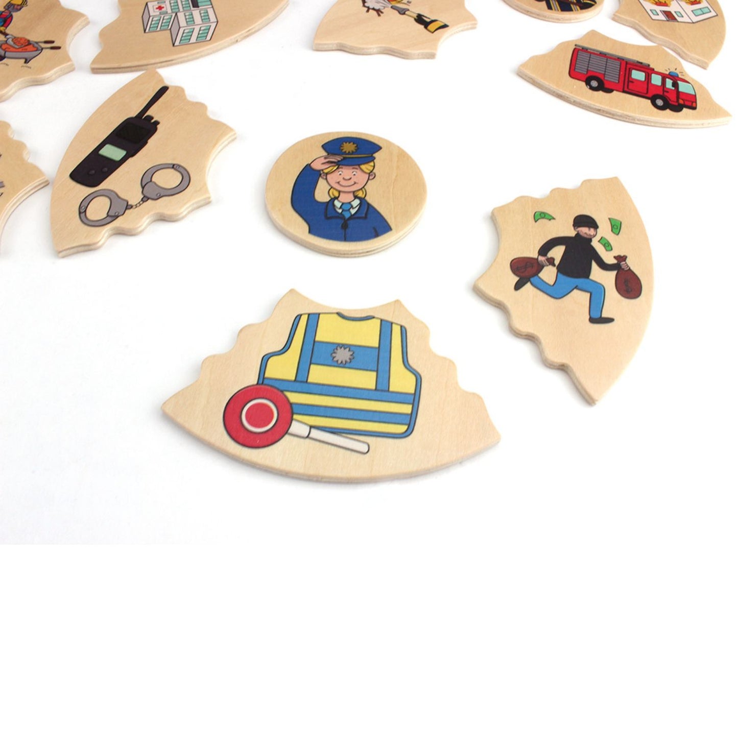 Professions - Wooden Puzzle Set | Wooden Educational Toy