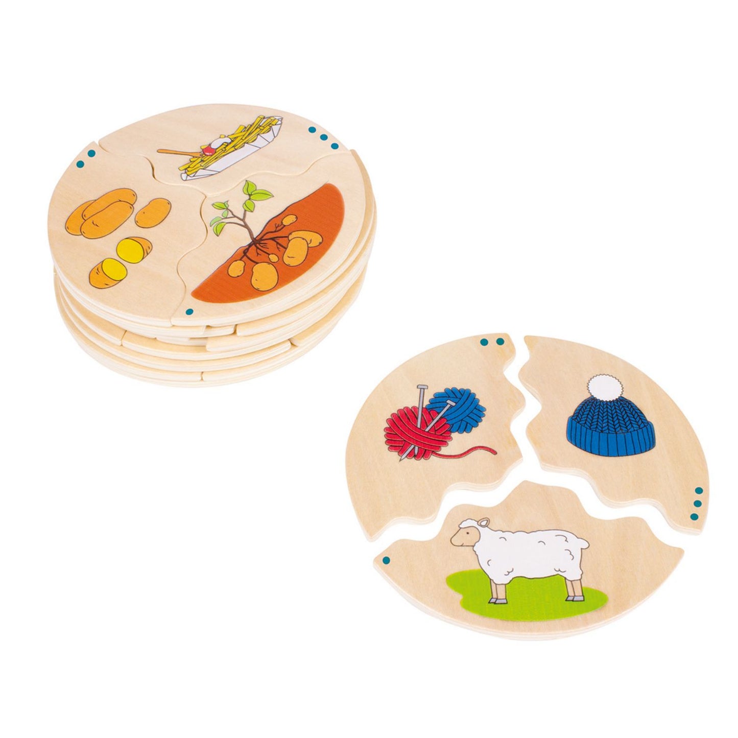 Production - Wooden Puzzle Set | Wooden Educational Toy