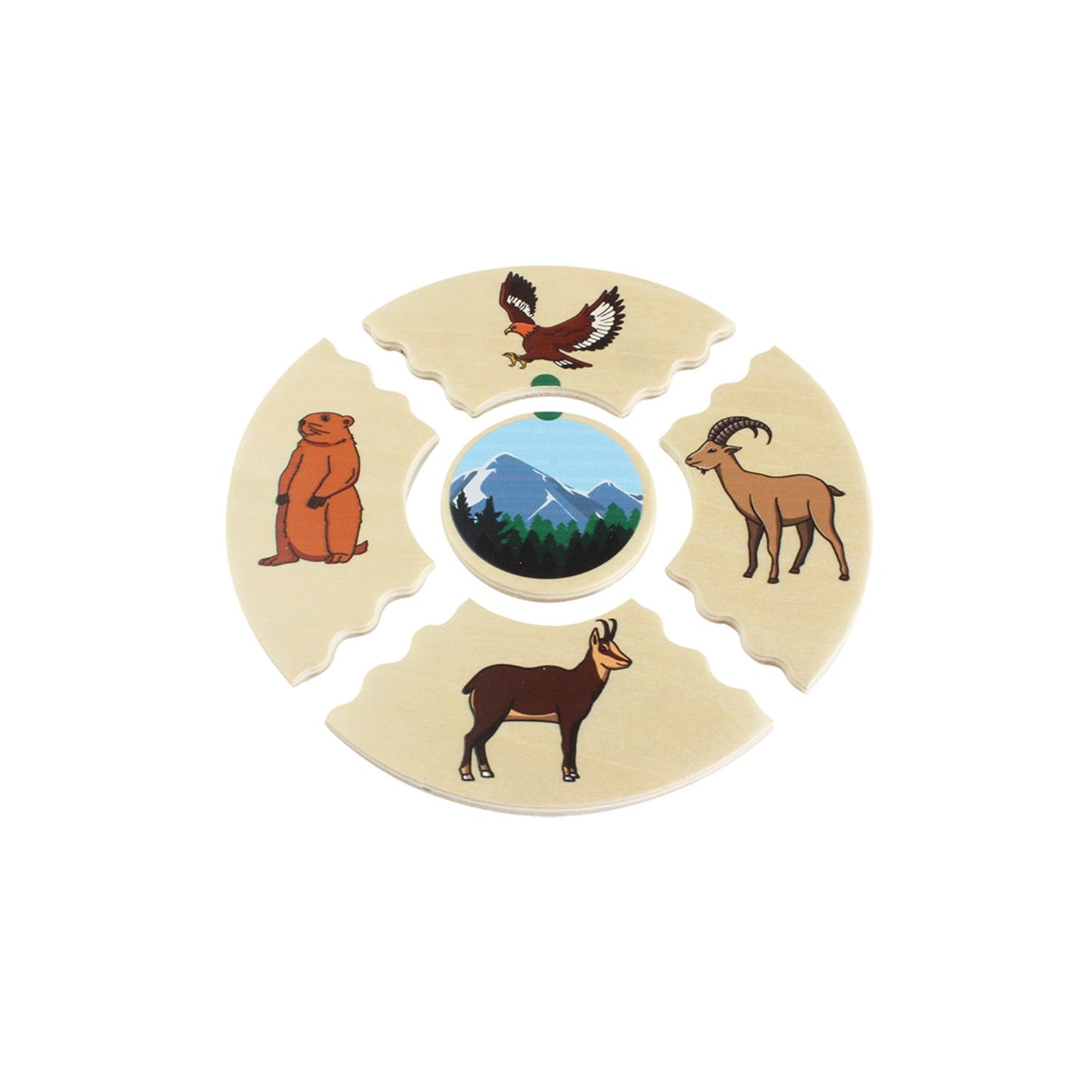 Animal Habitats - Wooden Puzzle Set | Wooden Educational Toy