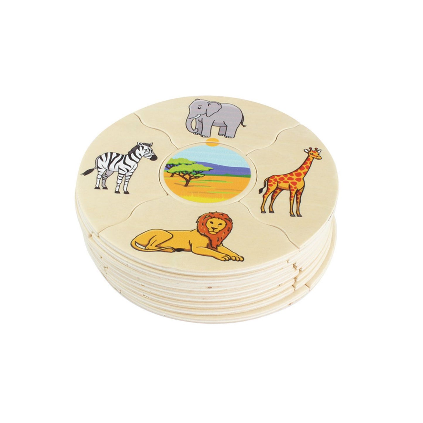Animal Habitats - Wooden Puzzle Set | Wooden Educational Toy