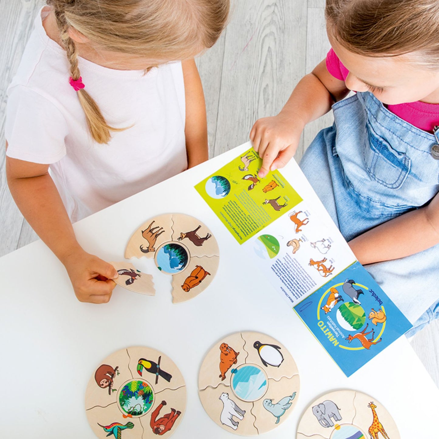 Animal Habitats - Wooden Puzzle Set | Wooden Educational Toy