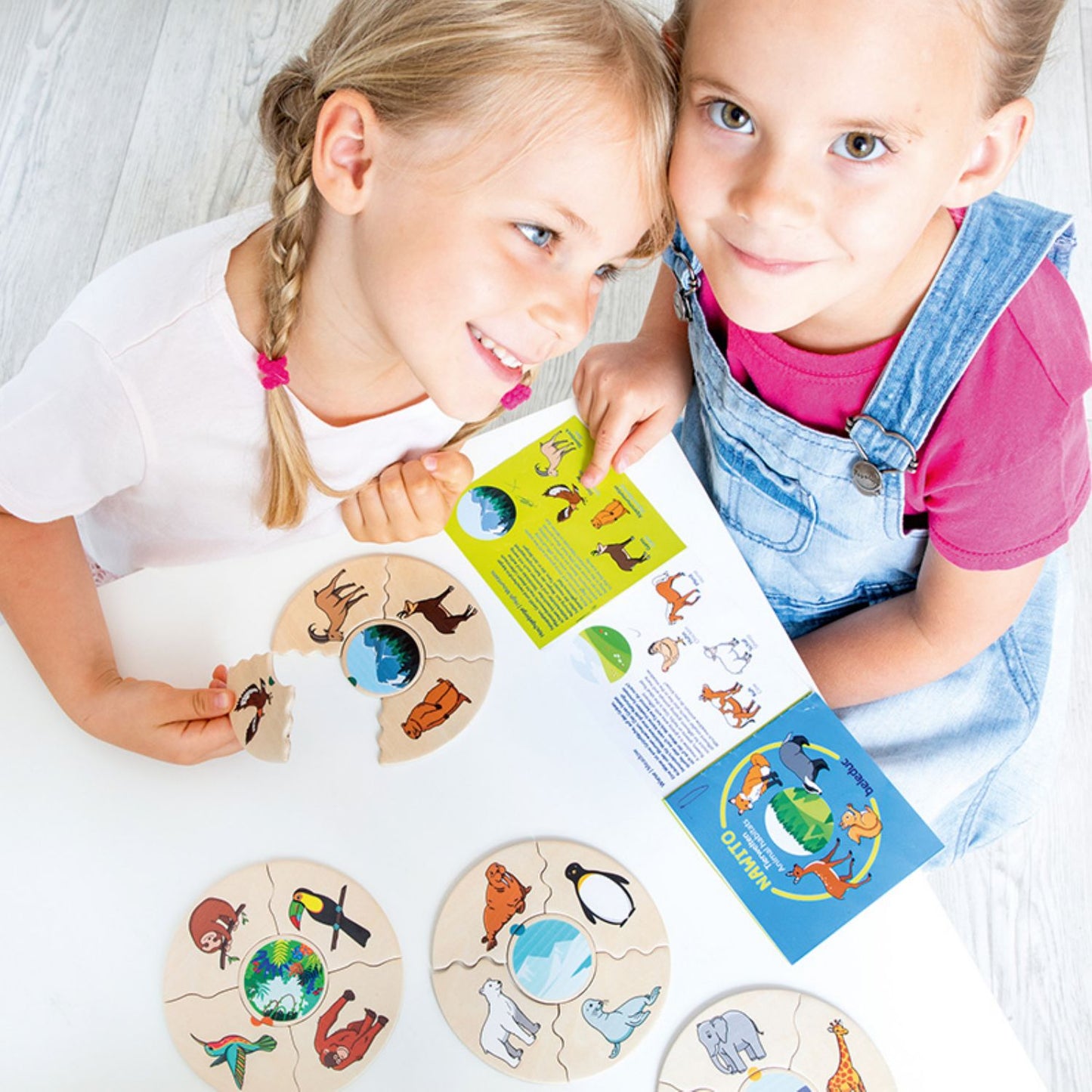 Animal Habitats - Wooden Puzzle Set | Wooden Educational Toy