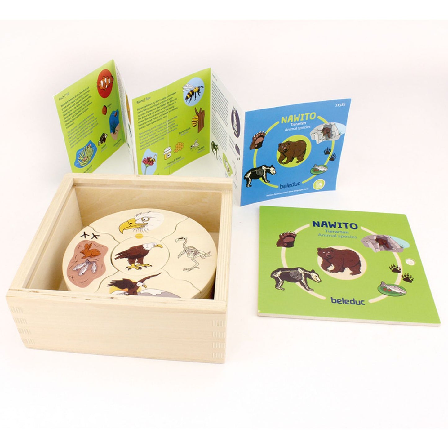 Animal Species - Wooden Puzzle Set | Wooden Educational Toy