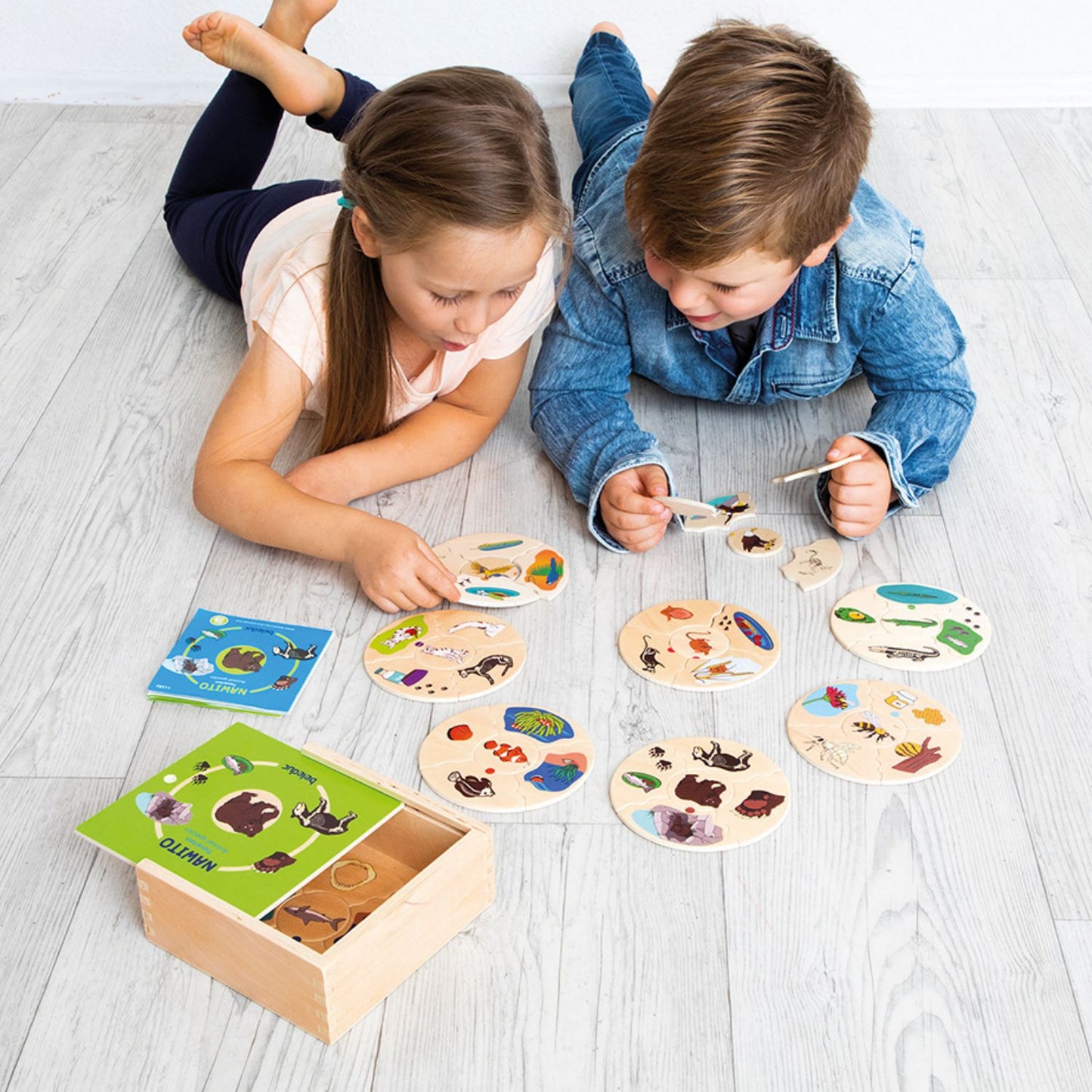 Animal Species - Wooden Puzzle Set | Wooden Educational Toy